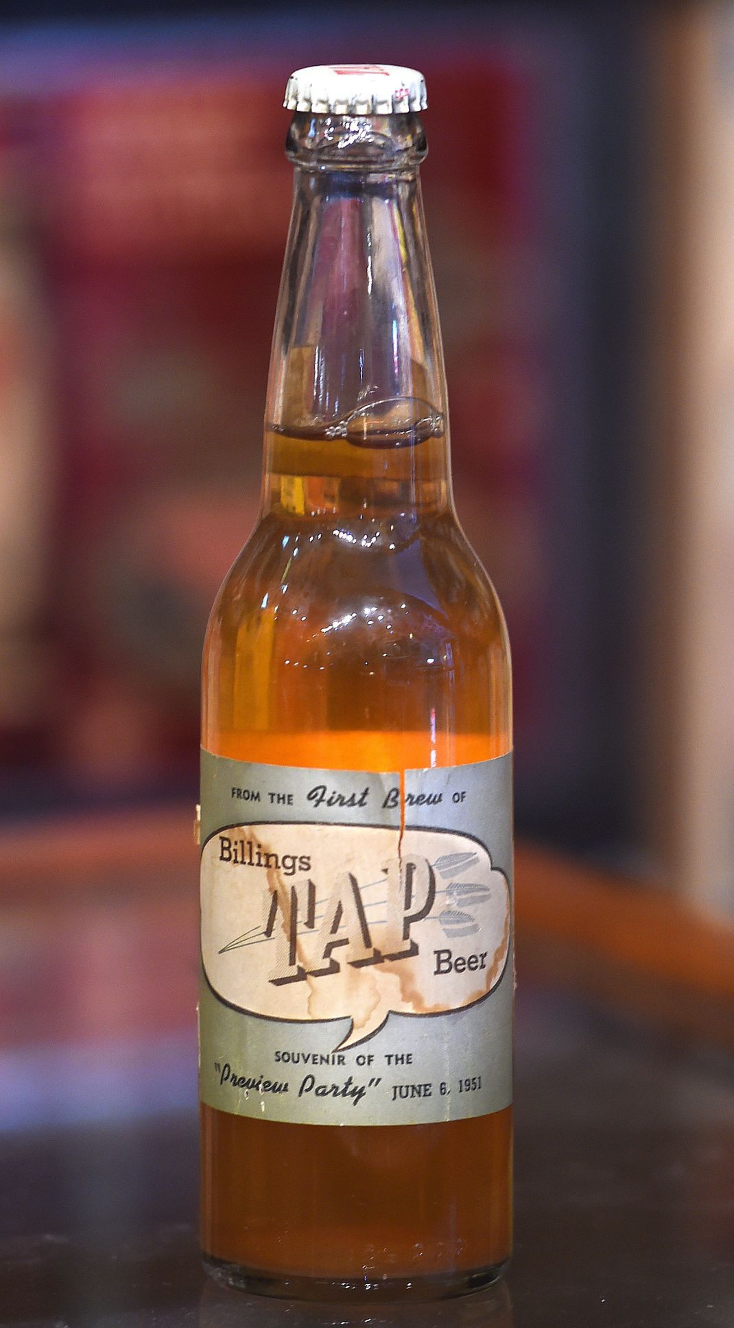 Billings beer bottle